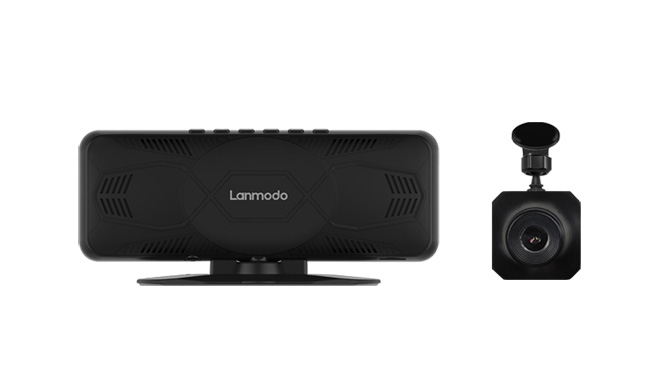 Lanmodo Vast M1: Schermo Doppio da 1080p con Lenti separate per Sistema di Guida Notturna Automobilitica