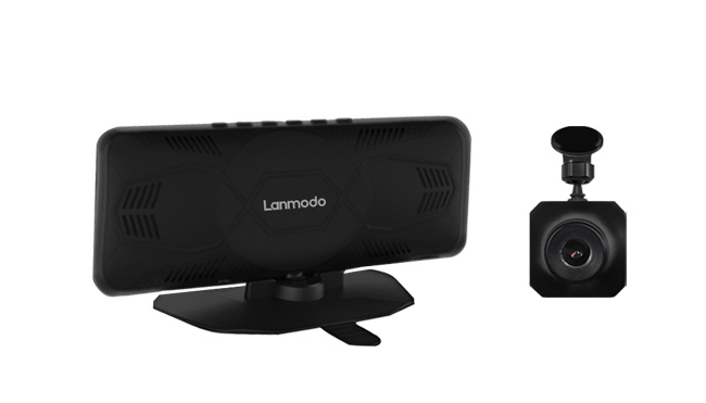 Lanmodo Vast M1: Schermo Doppio da 1080p con Lenti separate per Sistema di Guida Notturna Automobilitica
